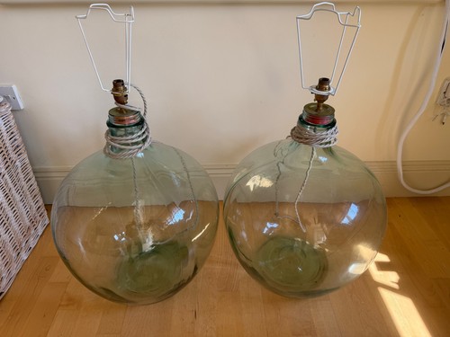 Glass table lamp large - glass,