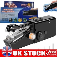 Mini Sewing Machine Handheld Cordless Hand Held Portable Easy Home Stitch Sew