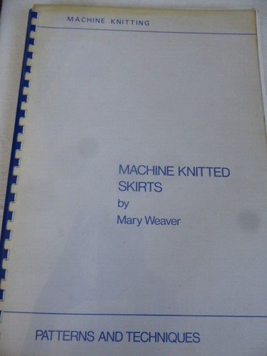 Machine knitted skirts mary - machine,