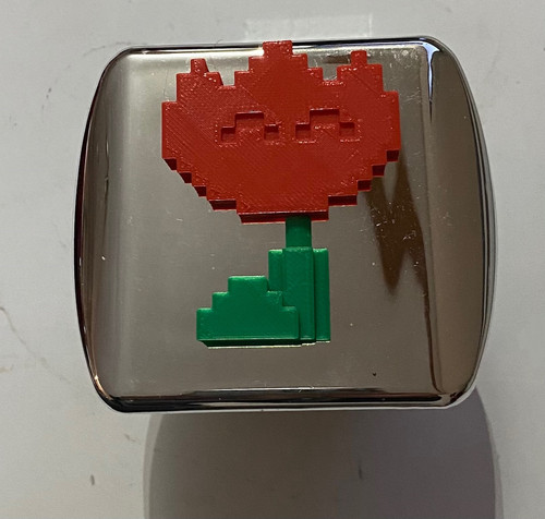 Red fire flower - red,