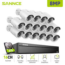 SANNCE 4K Two-Way Talk CCTV