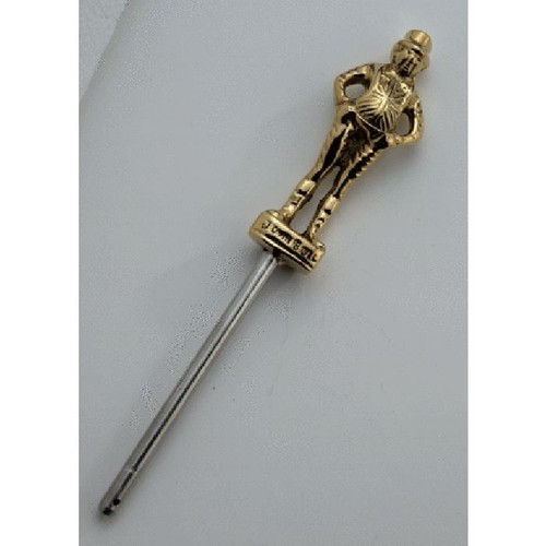 Polished brass john - brass, bull"