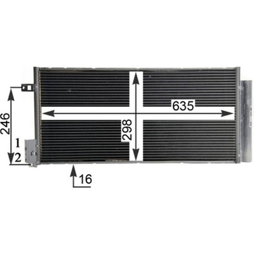 Mahle condenser for vauxhall - mahle,