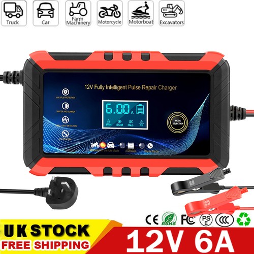 12v car battery - 6a,