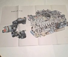 Vintage Jaguar V12 engine