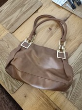 Ladies Next Handbag Brown Leather Really Good Condition