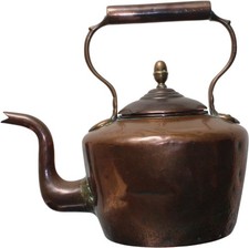 Antique Copper Tea Kettle