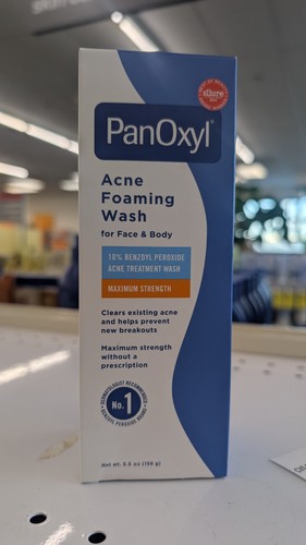Panoxyl acne foaming wash - acne,