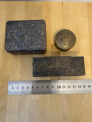 Vintage metal cigarette snuff - metal, cigarette/snuff