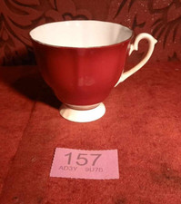 CLARE FINE BONE CHINA Red cup
