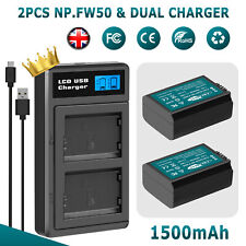 2× NP-FW50 Battery + Charger