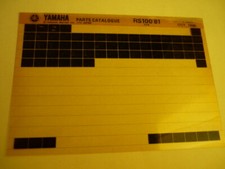 Yamaha Parts Catalogue RD350LC