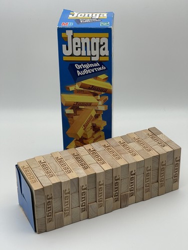 Vintage jenga wooden - vintage,