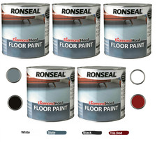 Ronseal Diamond Hard Floor Paint  All Colours 2.5L  750ML Wood Concrete Floors