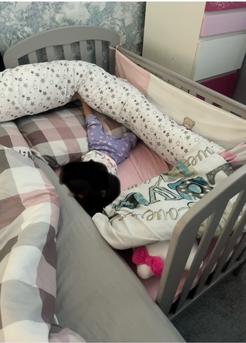Obaby lily cot grey - obaby, with