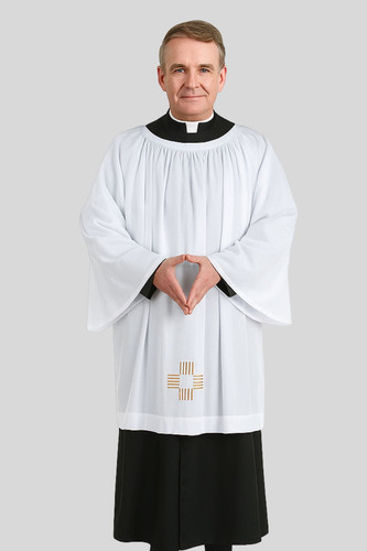 Premium white clergy - clergy, surplice