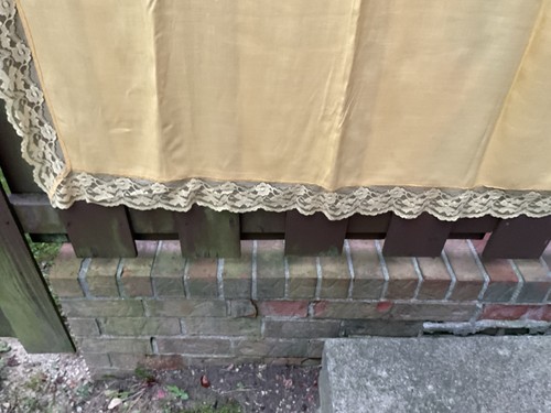 Linen orange tablecloth x - linen,