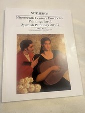Sotheby’s London 19Th Century Spanish Paintings Feb  1990 Auction Catalogue Rare