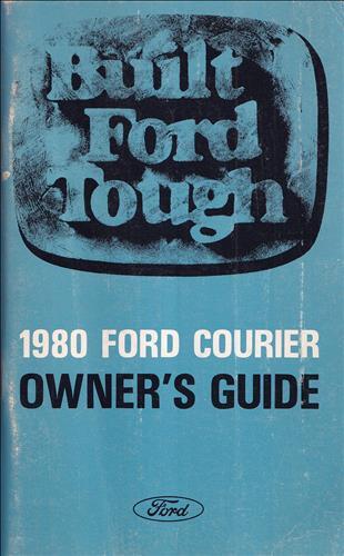 1980 ford courier - courier, owner