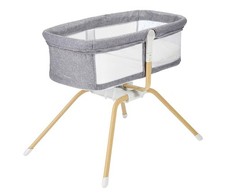 Babymore Air Motion Gliding Crib – Slate