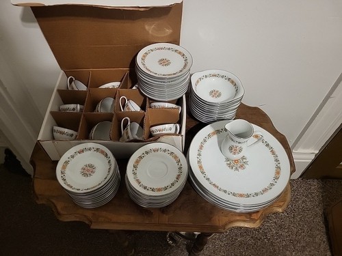 Vtg 67pc noritake sedgwick - 67pc, "sedgwick"