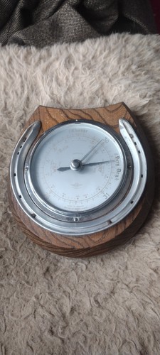 Vintage horseshoe barometer - horseshoe,