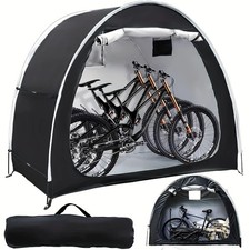 Bike Storage Tent, 4 To 5 Bikes, Waterproof, High Strength Fiberglass & Dual Zip