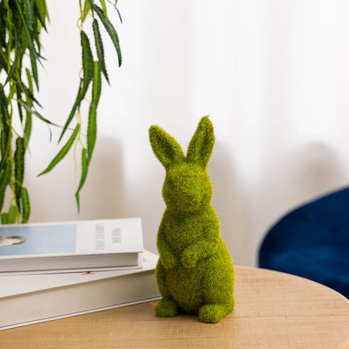 Moss standing bunny - bunny, rabbit