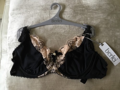 Berlei black nude lace - &,