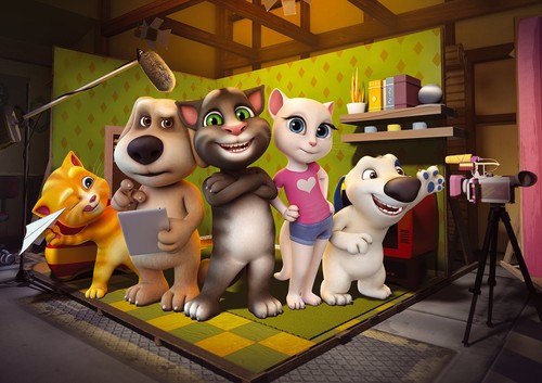 Talking tom and friends - talking,
