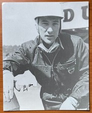 Sir Stirling Moss Hand Signed Autograph BRDC Mille Miglia Maserati Ferrari