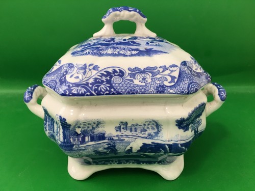 Unusual spode blue white - unusual,