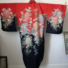 Beautiful Reversible Silk Kimono