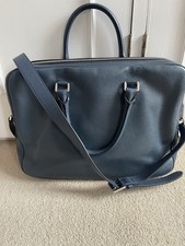 Mulberry Zipped Heathcliffe Document Bag Beautiful Condition In Pale Blue
