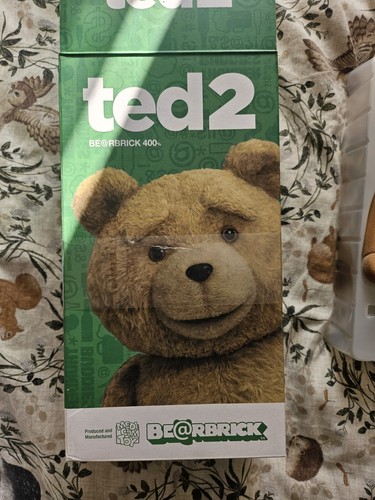 Ted 400 bearbrick flocked - bearbrick,