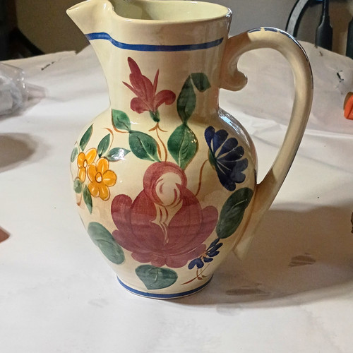 Hand painted floral redwing - painted,
