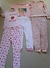 Girls Pyjamas Bundle Age 11-12 M&S M&Co Pink