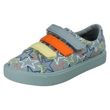 Boys Clarks Hook And Loop