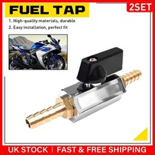 2x 8mm In-Line Fuel Petrol Tap
