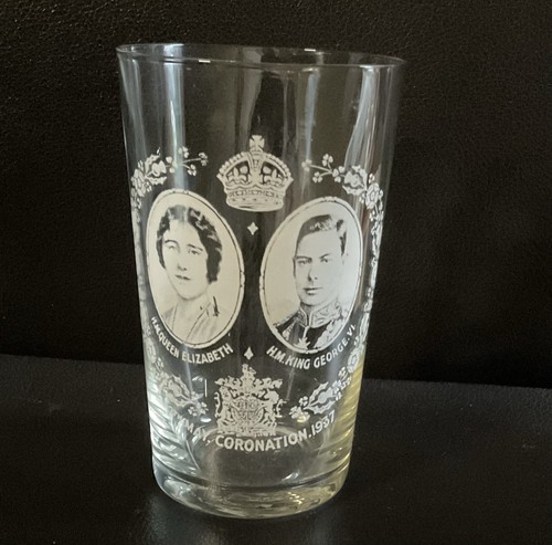 Vintage coronation glass queen - coronation,