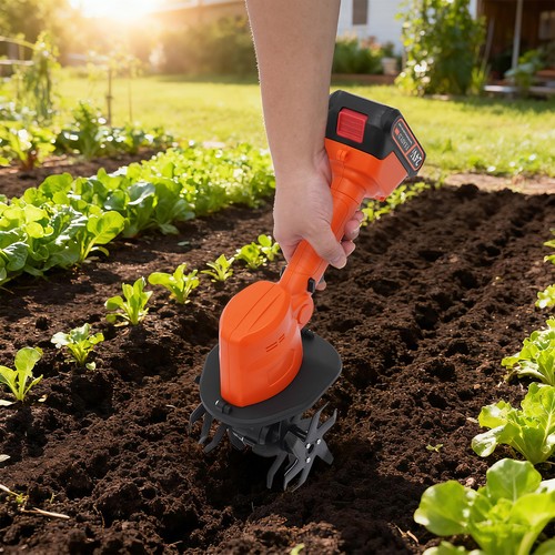 Cordless tiller cultivator - cordless,