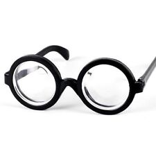 Nerd Glasses Round Thick Geek Fancy Dress Costume Retro Joke Fun Minion Wizard 