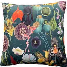 Poppy Sunflower Cushion Cover