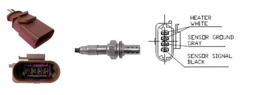 Post cat lambda sensor - sensor, for