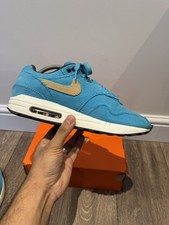 Size UK8 - Nike Air Max 1 Premium Baltic Blue Corduroy BNIB