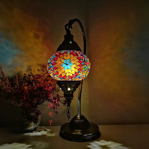 Table lamp turkish mosaic - table,