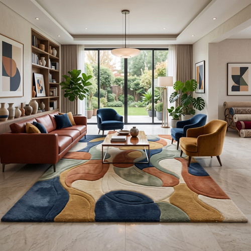Mid century modern large 8x10 - large,
