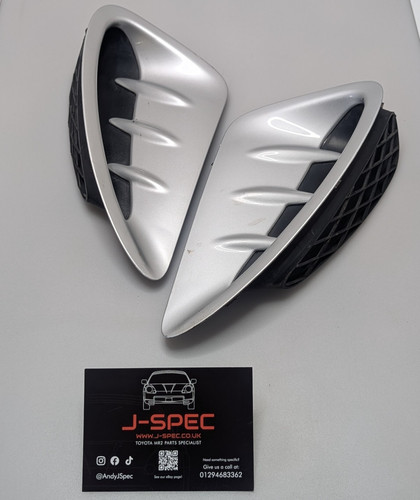 Toyota mr2 side vents - side, silver