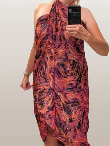 Scarf sarong beach coverup - scarf,, sarong,