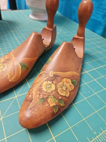 Vtg wooden shoe forms cobbler - wooden,